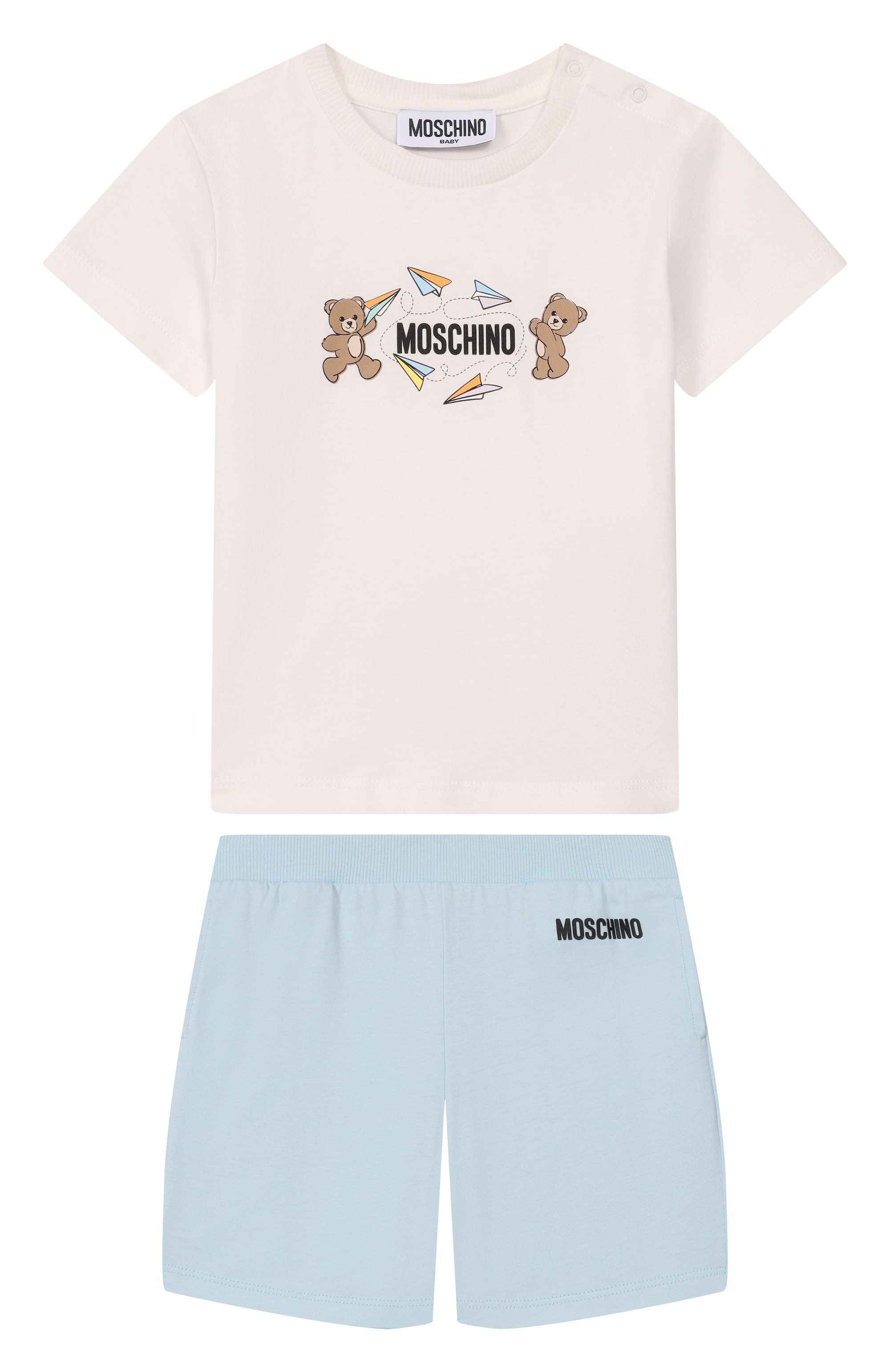 Комплект из футболки и шорт MOSCHINO, арт. MUG01X/LAA01, фото 1