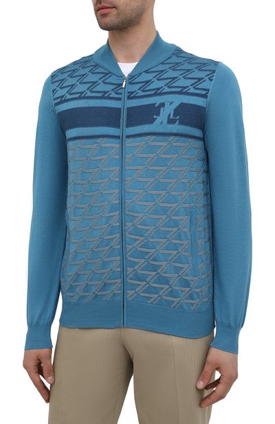 Кардиган из шелка и хлопка ZILLI, арт. MBV-BL145-VACH1/ML01, фото 3