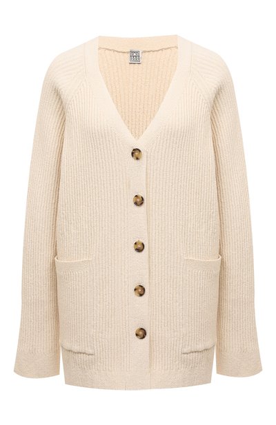 Женский хлопковый кардиган TOTEME, арт. 242-WRT2183-YA0042