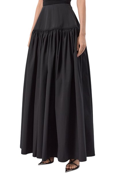 Хлопковая юбка ALAIA, арт. AA9J2336T611B, фото 3