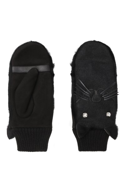 Кожаные варежки AGNELLE, арт. GRRRMF/S, фото 2