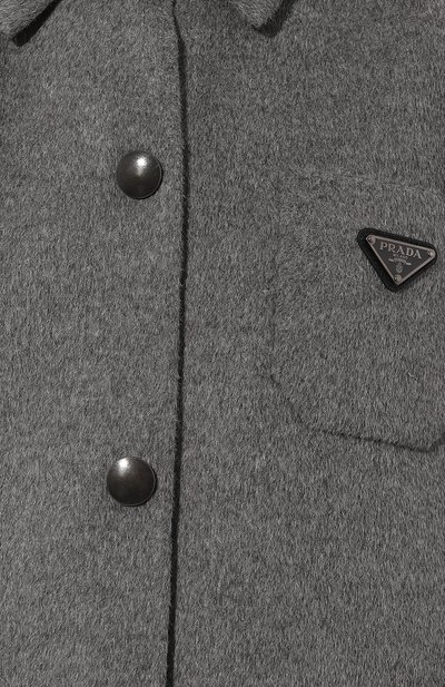 Шерстяная рубашка PRADA, арт. P668O-1Y5Z-F0031-212, фото 5