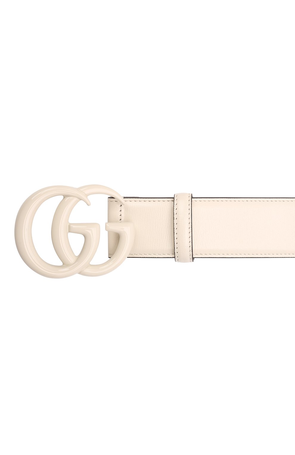 Кожаный ремень GUCCI белого цвета по цене 60480 руб., арт. 400593/18YXV, фото 4 Кожаный ремень GUCCI, арт. 400593/18YXV, фото 4