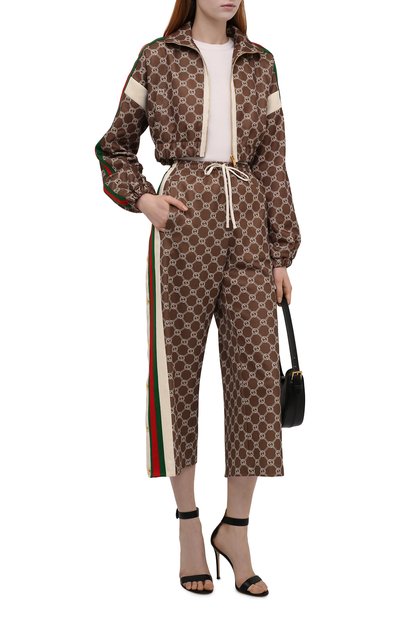 Бомбер GUCCI коричневого цвета по цене 168500 руб., арт. 671495/XJD1G, фото 2 Бомбер GUCCI, арт. 671495/XJD1G, фото 2