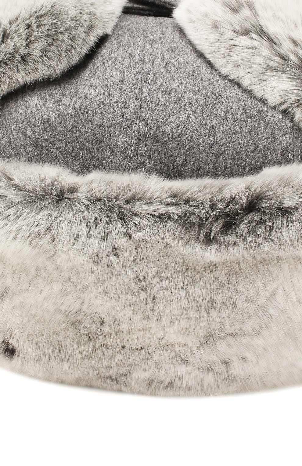 Кашемировая шапка с мехом кролика ZEGNA, арт. Z6I22/B2H, фото 3