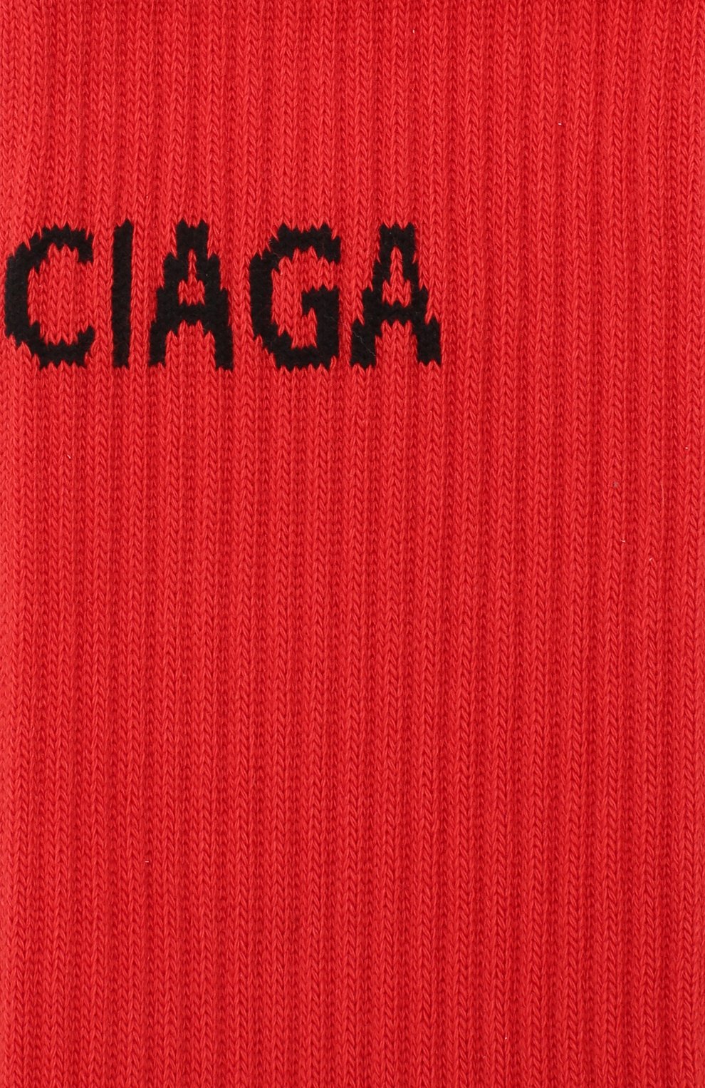 Хлопковые носки BALENCIAGA красного цвета по цене 11200 руб., арт. 540615/372B4, фото 2 Хлопковые носки BALENCIAGA, арт. 540615/372B4, фото 2
