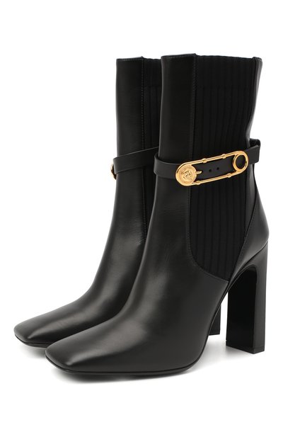 Женские кожаные ботильоны VERSACE, арт. DST414P/DVT2P