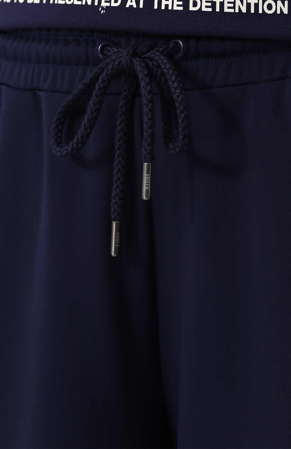 Хлопковые широкие брюки с разрезами FENTY PUMA BY RIHANNA темно-синего цвета по цене 12600 руб., арт. 57576801, фото 5 Хлопковые широкие брюки с разрезами FENTY PUMA BY RIHANNA, арт. 57576801, фото 5