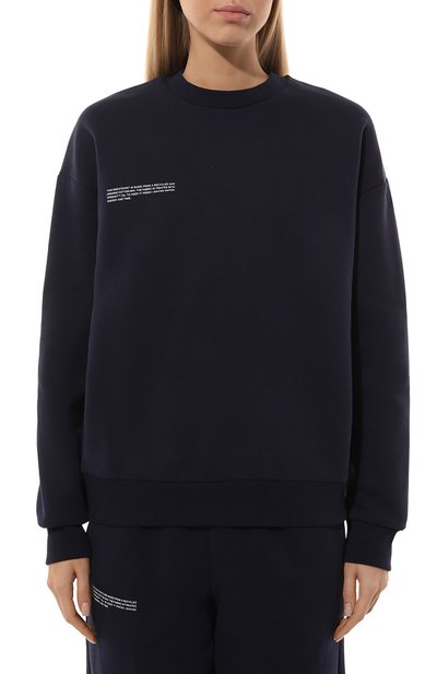 Хлопковый свитшот PANGAIA темно-синего цвета по цене 14650 руб., арт. 10000299, фото 3 Хлопковый свитшот PANGAIA, арт. 10000299, фото 3