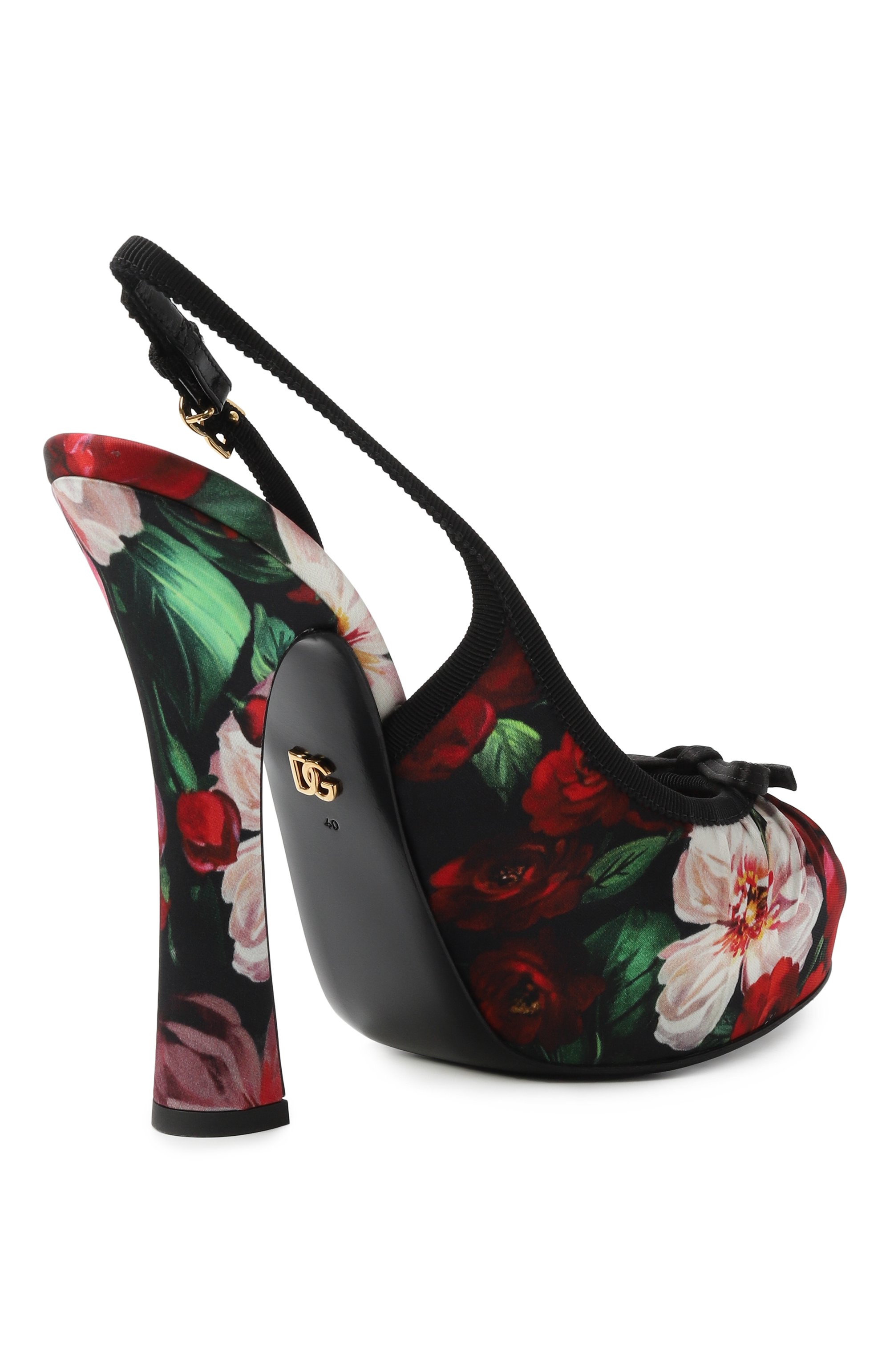 Текстильные туфли vally 105 DOLCE & GABBANA, арт. CG0927/AD645, фото 5