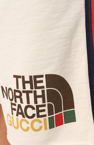 Хлопковые шорты the north face x gucci GUCCI, арт. 651727 XJDIP, фото 5