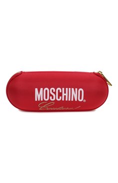 Женский складной зонт MOSCHINO красного цвета, арт. 8014-SUPERMINI | Фото 6 (Материал: Текстиль, Металл, Синтетический материал; Нос: Не проставлено; Материал сплава: Проставлено)