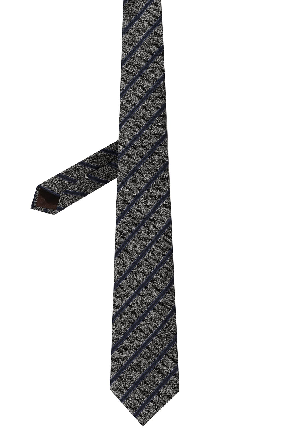 Галстук из шелка и хлопка CANALI, арт. 18/HJ03807, фото 3