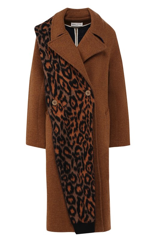 

Шерстяное пальто Sonia Rykiel, Коричневый