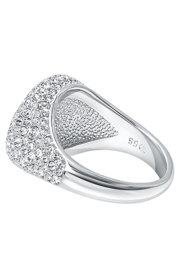 Женское кольцо sublima SWAROVSKI серебряного цвета, арт. 5684249 | Фото 3 (Материал: Металл, Кристаллы; Нос: Не проставлено)