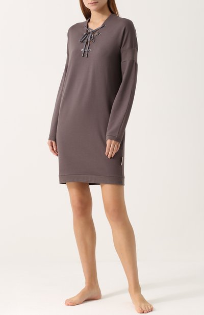 Хлопковое платье со шнуровкой ZIMMERLI, арт. 5139-39000, фото 2