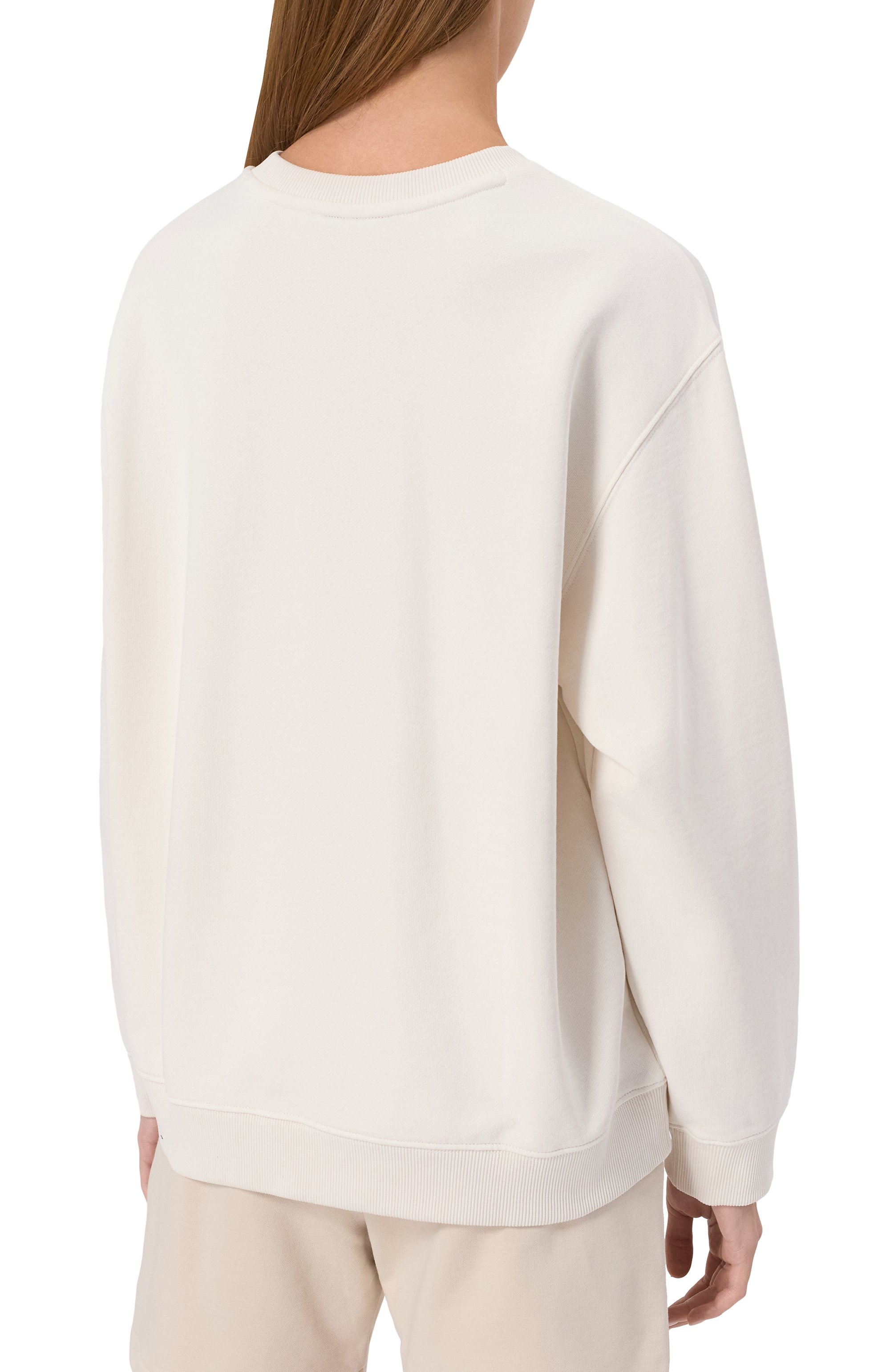 Хлопковый свитшот HUGO BLUE белого цвета по цене 17950 руб., арт. 50533960, фото 4 Хлопковый свитшот HUGO BLUE, арт. 50533960, фото 4