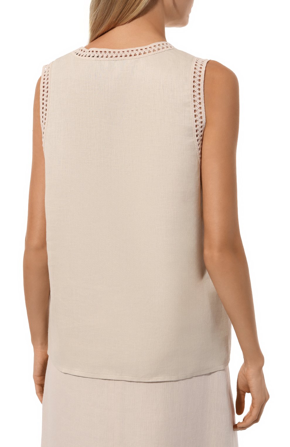 Льняной топ MVST, арт. TXBBL-Y102, фото 4