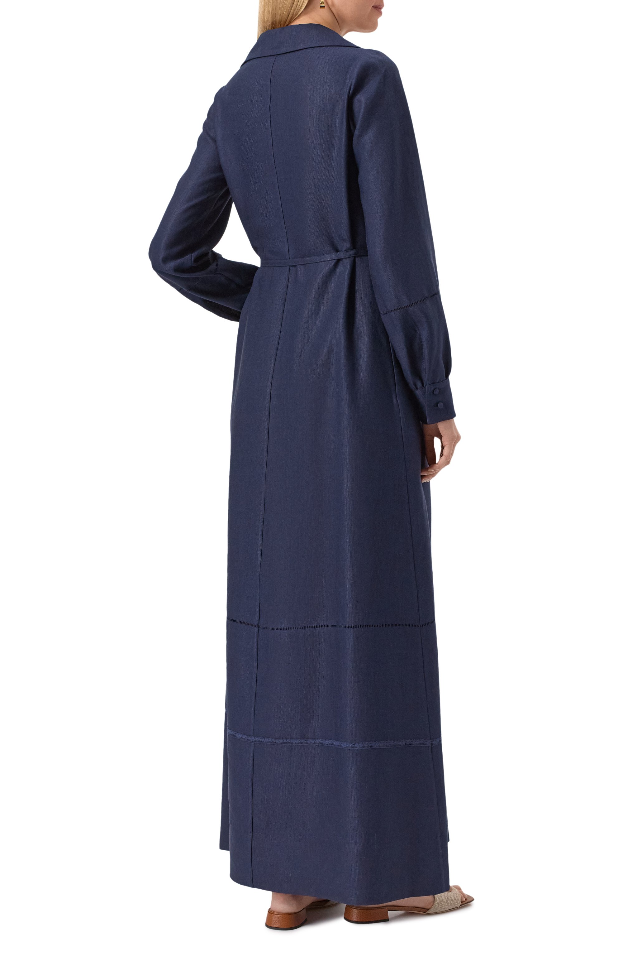 Платье изо льна и шелка MVST, арт. 25E/X2P/0/H011/5546, фото 4