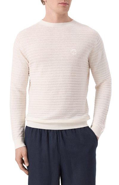 Джемпер изо льна и хлопка GIORGIO ARMANI, арт. GM000978/AF14548, фото 3