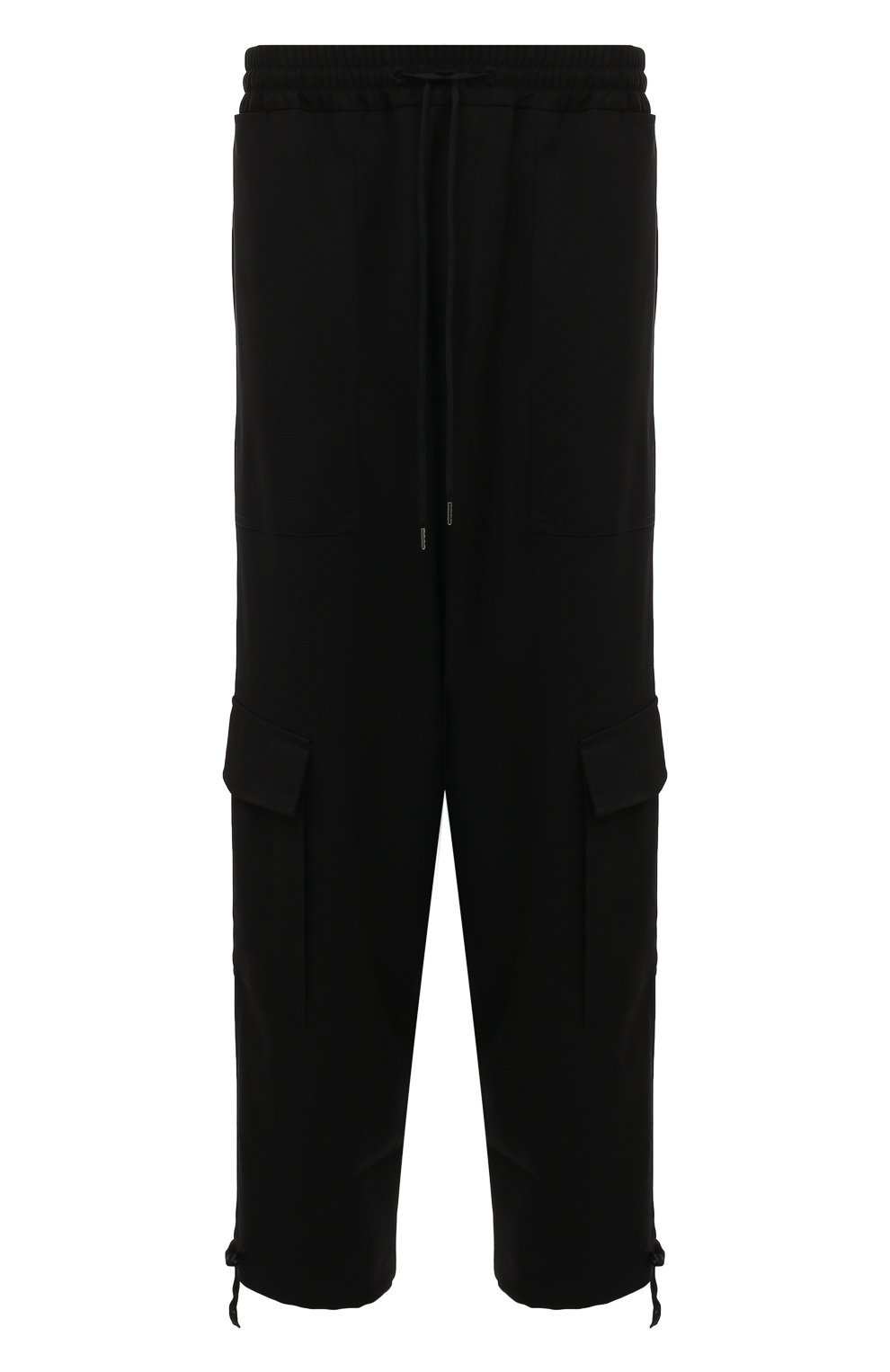 Шерстяные брюки-карго ISABEL BENENATO черного цвета по цене 87550 руб., арт. UW34F24, фото 1 Шерстяные брюки-карго ISABEL BENENATO, арт. UW34F24, фото 1