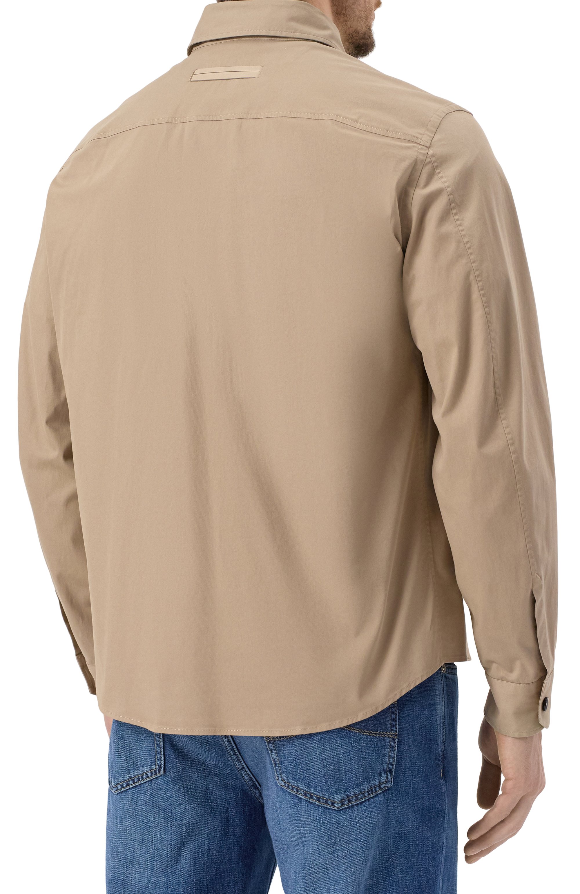 Хлопковая рубашка ZEGNA, арт. S0T8B/UFV16A9, фото 4