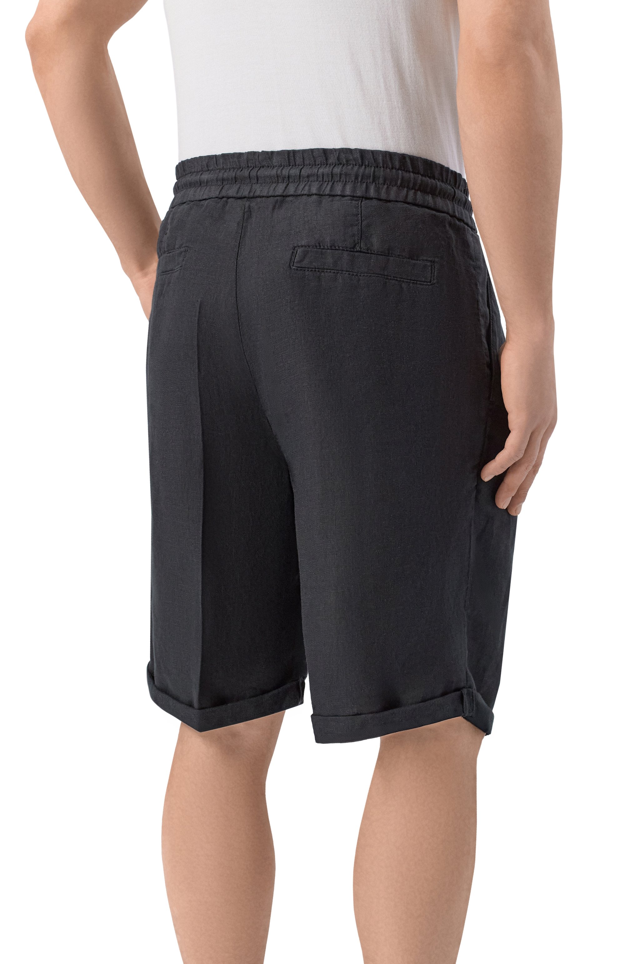 Льняные шорты BRUNELLO CUCINELLI, арт. M243DU0020, фото 4