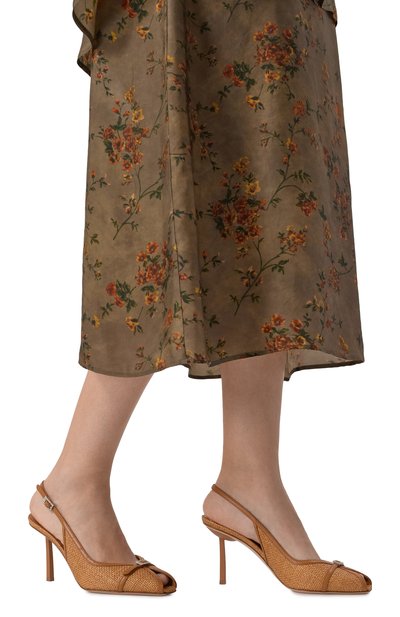 Туфли vittoria 95 из рафии LE SILLA, арт. 3464D080BXPPPAN/723, фото 3