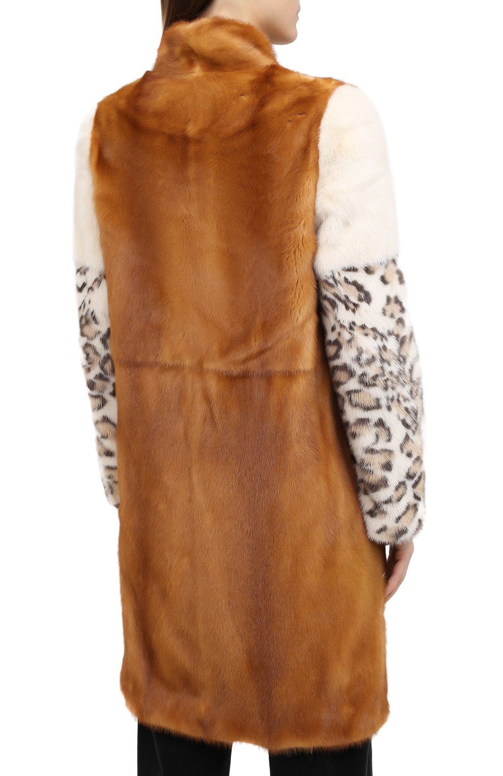 Шуба прямого кроя из меха норки MATE OFFICIAL, арт. 74CF073-8511011, фото 4