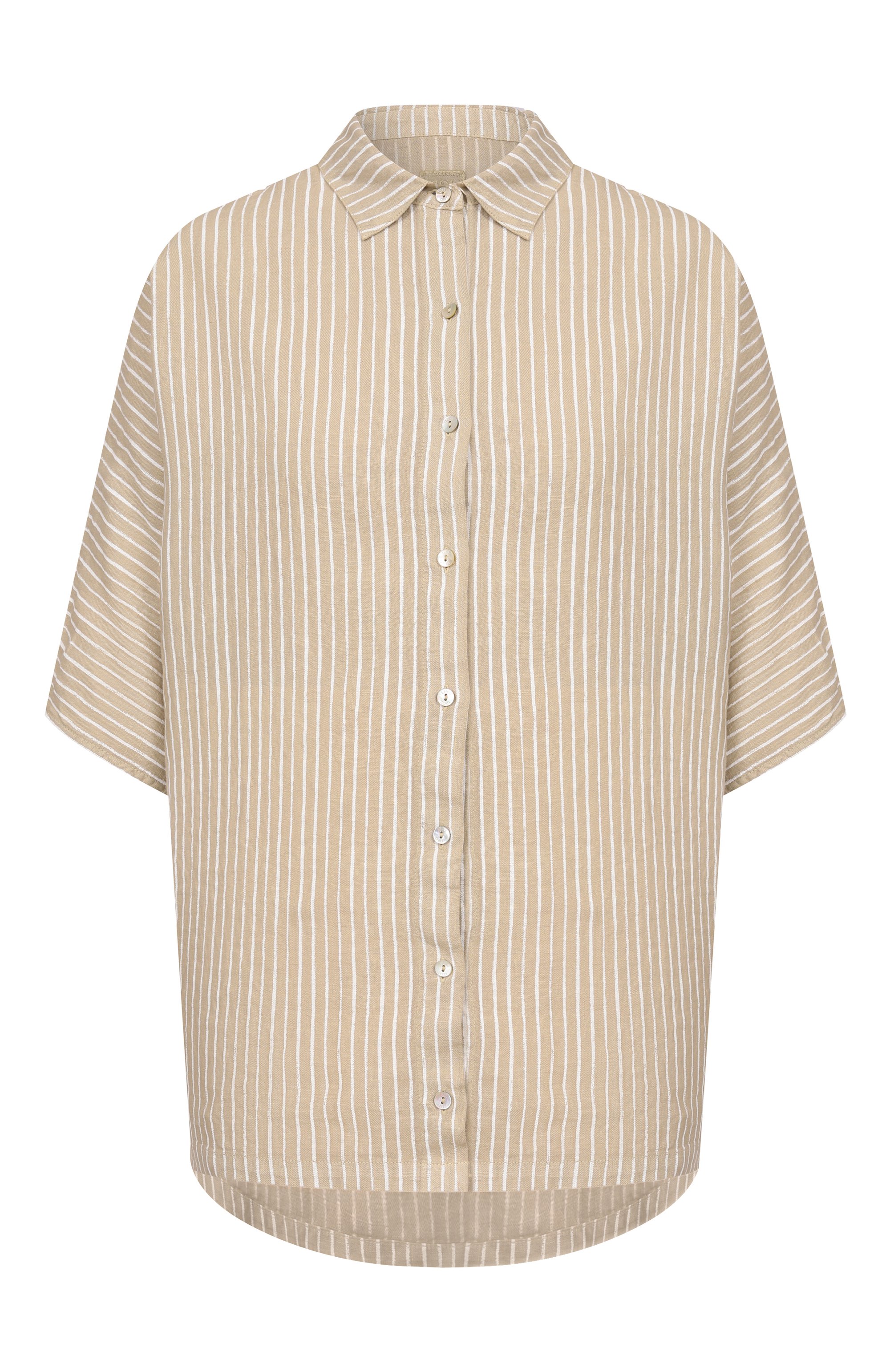 Льняная рубашка 120% LINO, арт. 33ALIW1PLA/000G470, фото 1