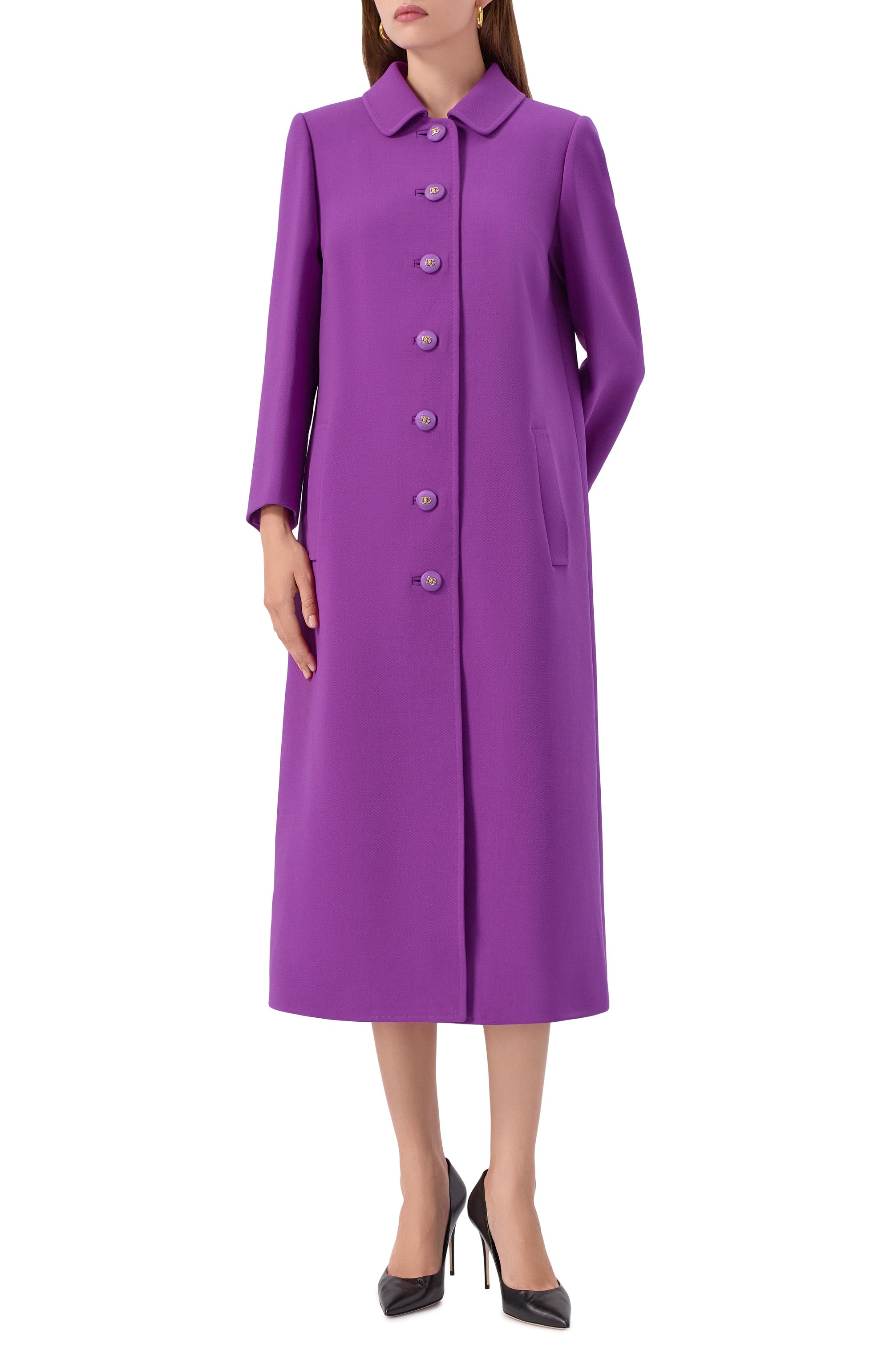 Шерстяное пальто DOLCE & GABBANA, арт. F0C3QT/GDC9H, фото 3