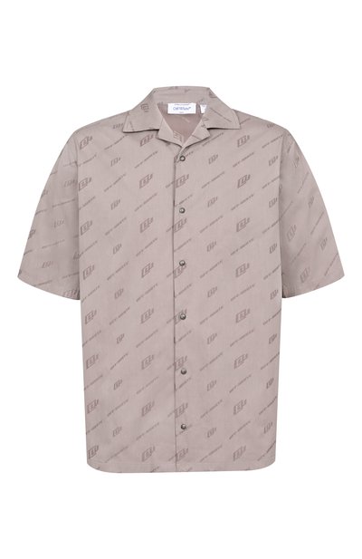 Мужская хлопковая рубашка OFF-WHITE, арт. 0MGG01FS26FAB008