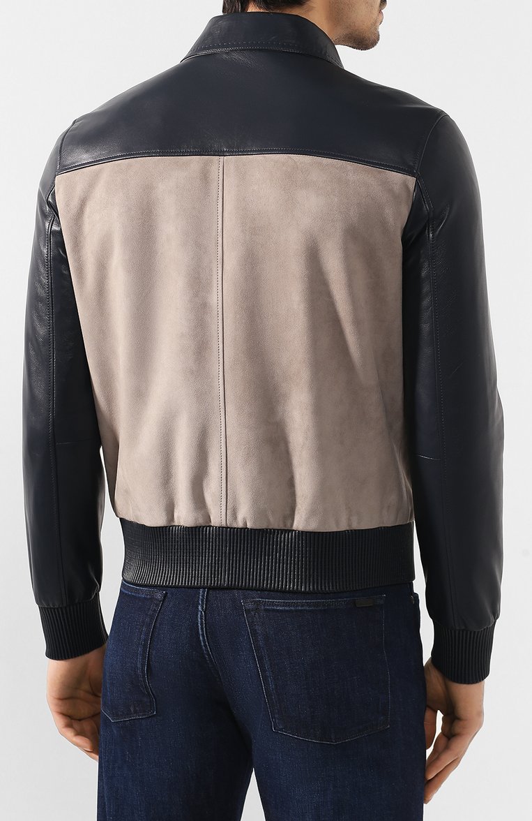 Замшевый бомбер BRIONI, арт. PLV40L/P9713, фото 1