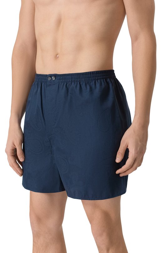 Хлопковые боксеры Zimmerli 4737-75101 Синий  4737-75101 Фото 2