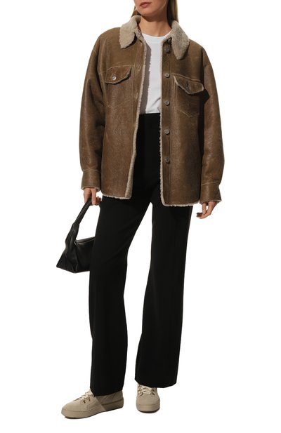 Замшевые кеды SANTONI бежевого цвета по цене 85750 руб., арт. WBVI61036SABTSAPE20, фото 2 Замшевые кеды SANTONI, арт. WBVI61036SABTSAPE20, фото 2