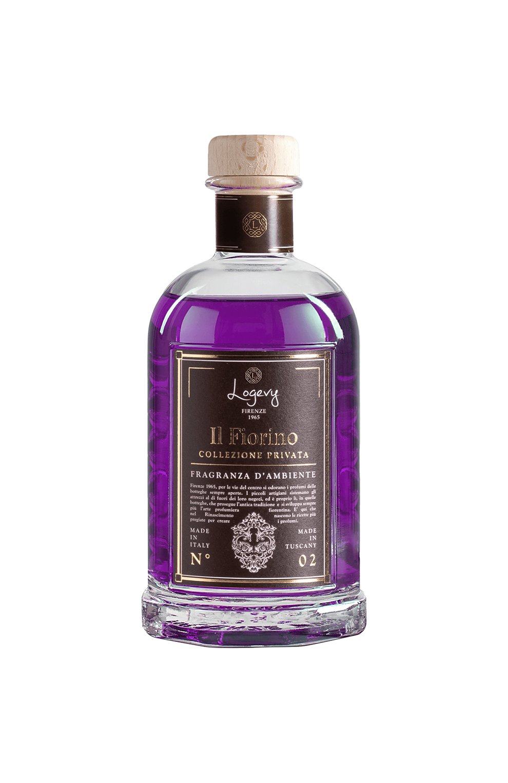 Диффузор с палочками collezione privata il fiorino / "цветок" (500ml) LOGEVY FIRENZE 1965, арт. 8050519373579, фото 1