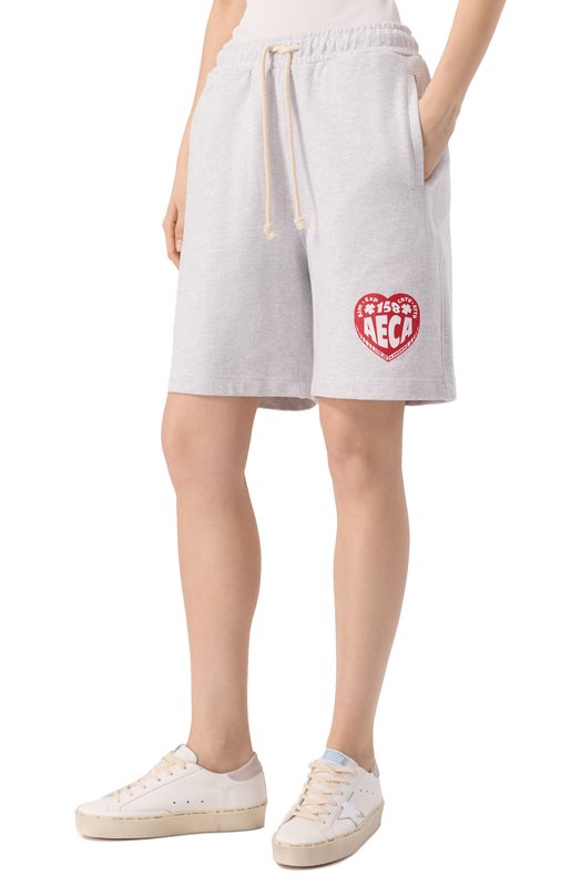 Хлопковые шорты AECA WHITE AWCMSSBDBSSOV002C0.LIGHT GREY (XL) Серый  AWCMSSBDBSSOV002C0.LIGHT GREY (XL) Фото 3
