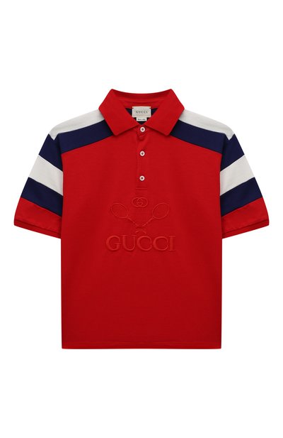 Хлопковое поло GUCCI, арт. 591432 XJB4B, фото 1