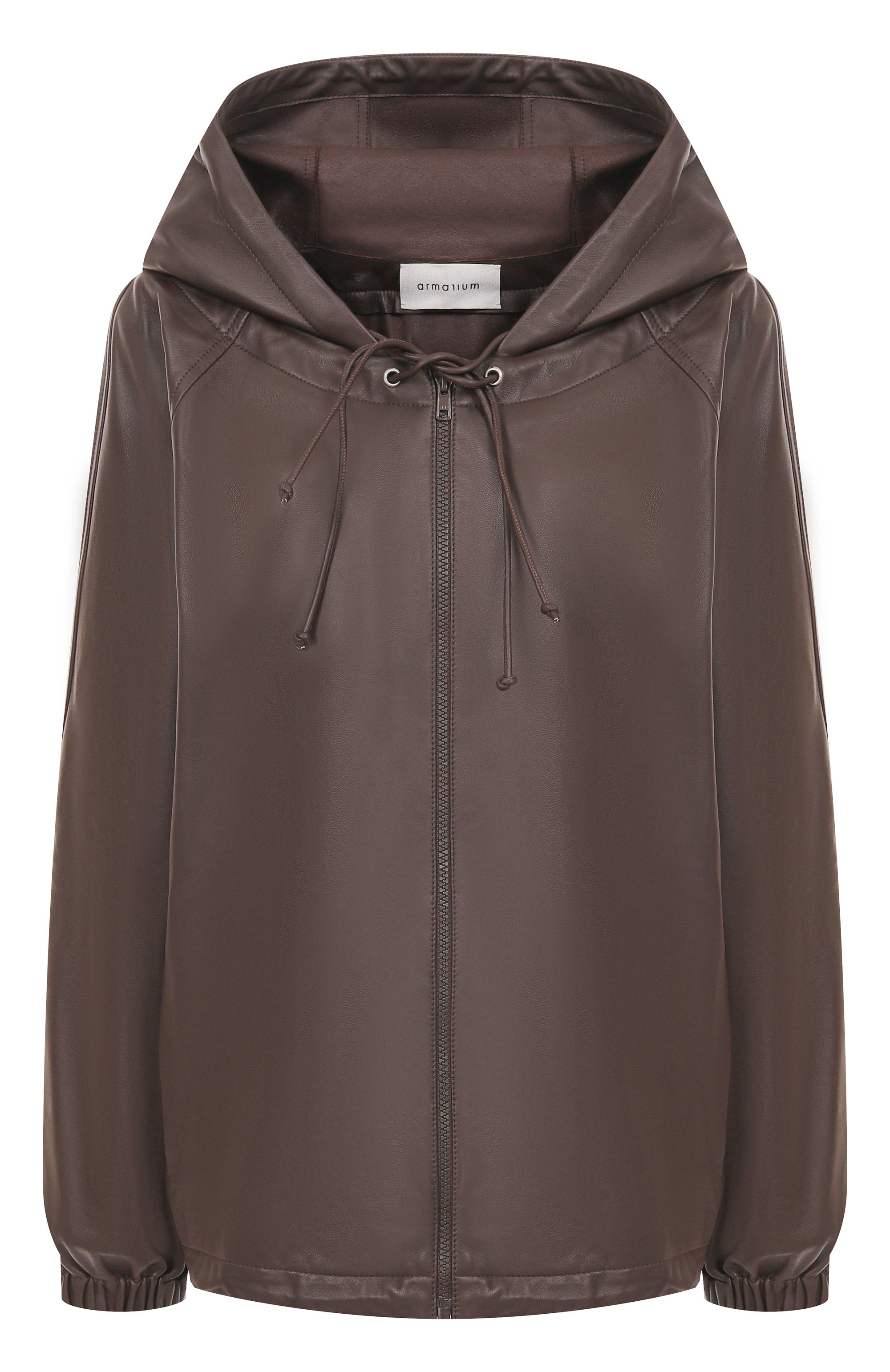 Кожаная куртка ARMARIUM коричневого цвета по цене 376000 руб., арт. ARMFWJ018/LE06, фото 1 Кожаная куртка ARMARIUM, арт. ARMFWJ018/LE06, фото 1