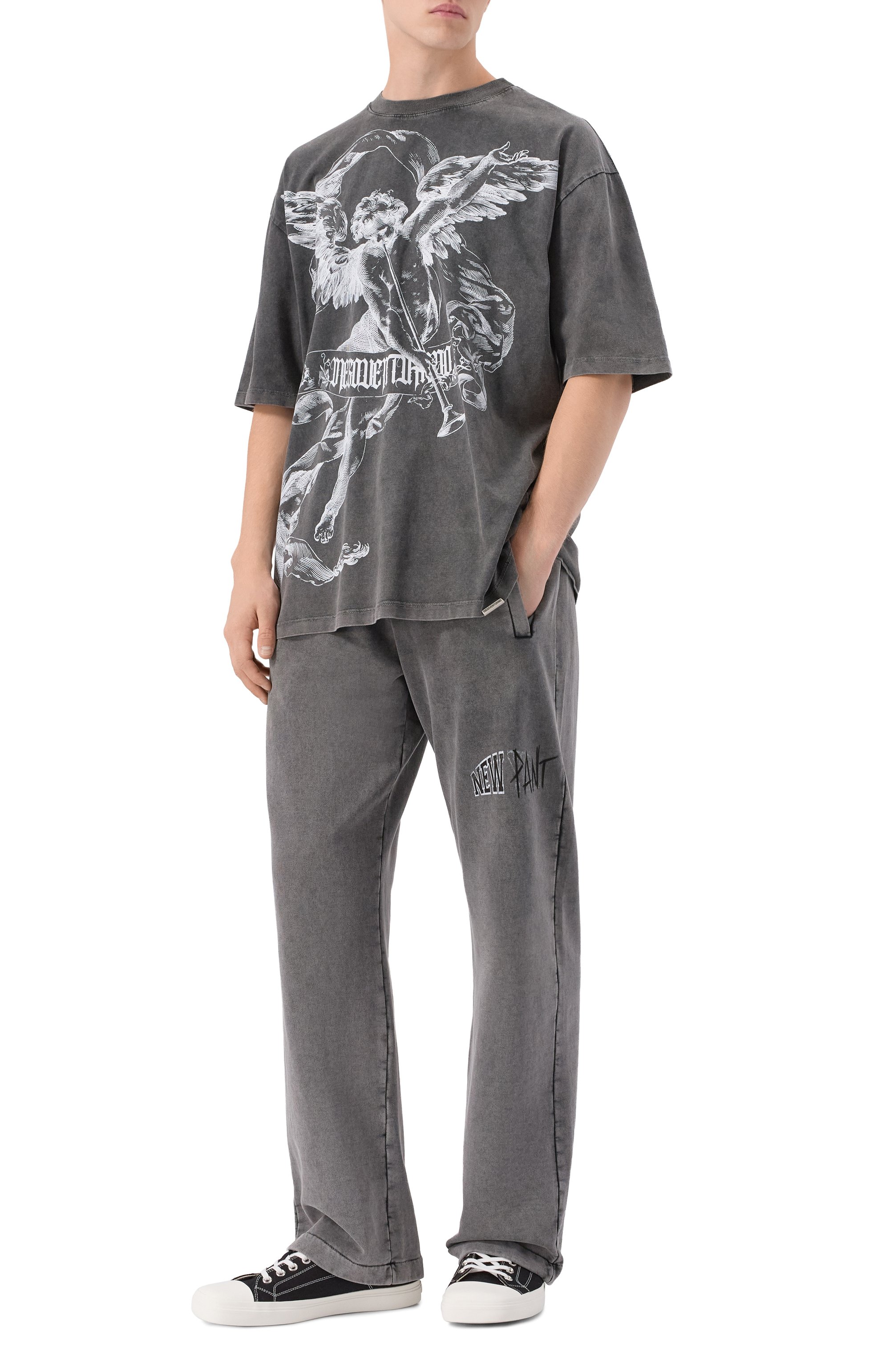 Хлопковая футболка DIEGO VENTURINO, арт. DVTS0DVVP, фото 2