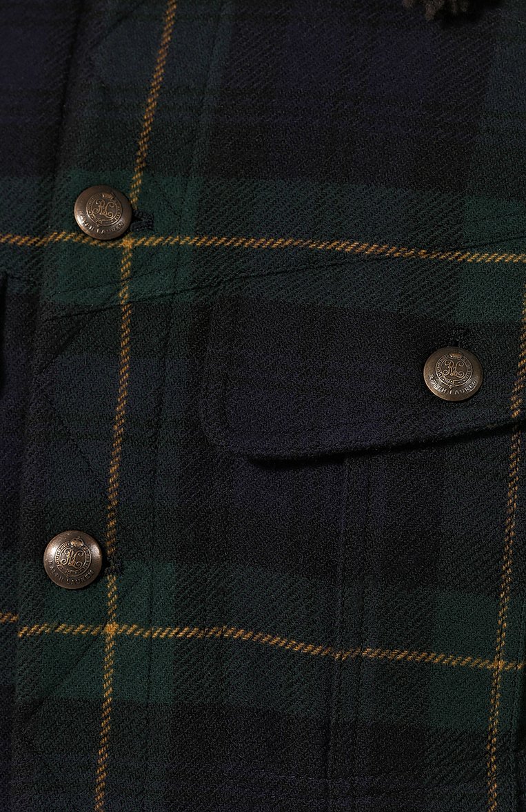 Шерстяная куртка с меховой подкладкой RALPH LAUREN, арт. 790750638, фото 1