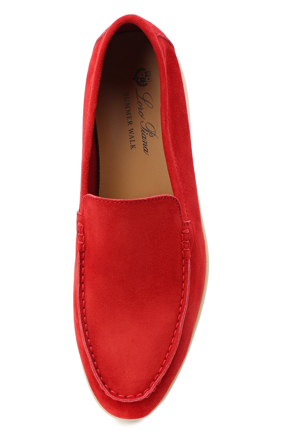 Замшевые лоферы summer walk LORO PIANA, арт. FAI1392, фото 5