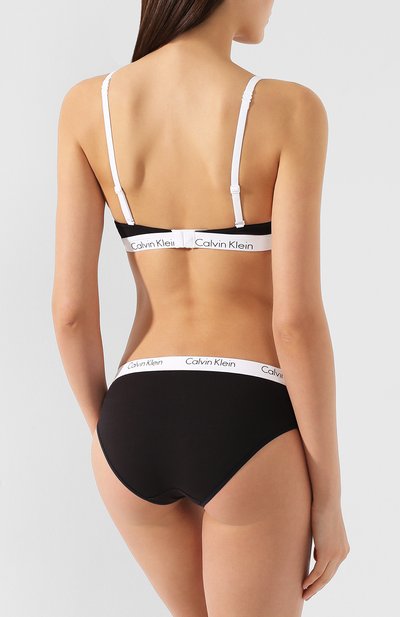 Бюстгальтер с логотипом бренда и контрастными бретельками CALVIN KLEIN, арт. QF1366E, фото 3
