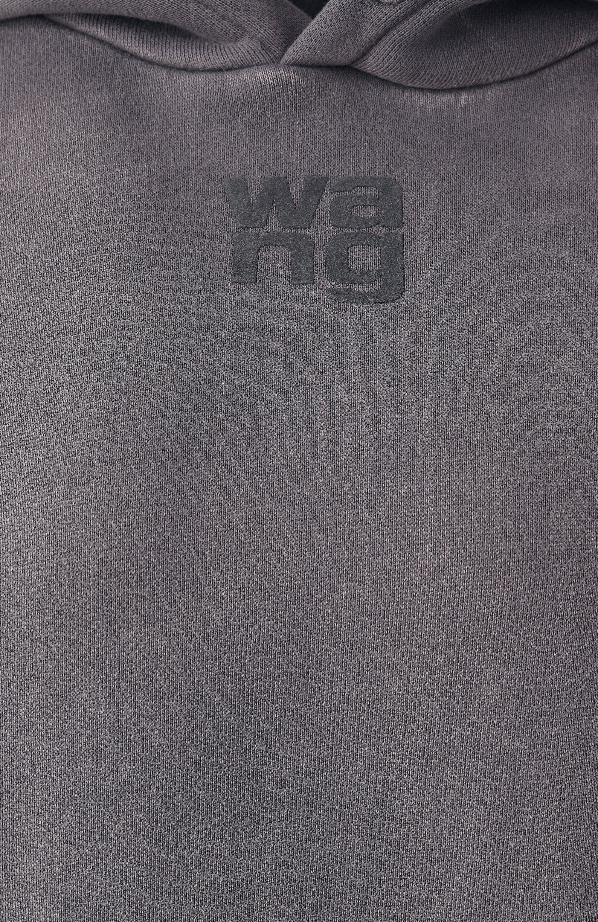 Хлопковое худи ALEXANDERWANG.T серого цвета по цене 54800 руб., арт. 4CC3242108, фото 6 Хлопковое худи ALEXANDERWANG.T, арт. 4CC3242108, фото 6