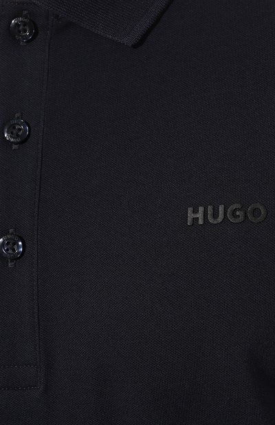 Хлопковое поло HUGO, арт. 50467344, фото 5