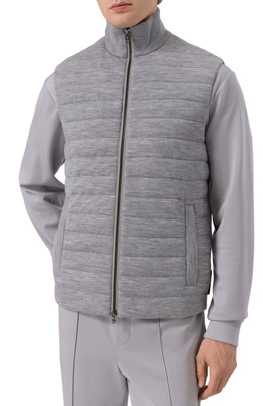 Шерстяной жилет Bogner 38599426 Серый  38599426 Фото 3