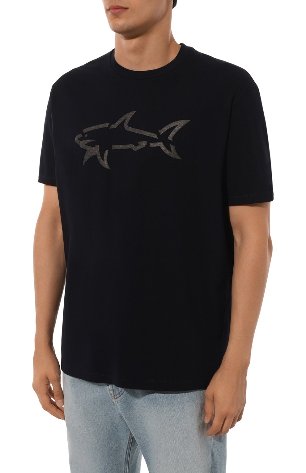 Хлопковая футболка PAUL&SHARK, арт. 14311653/050, фото 3