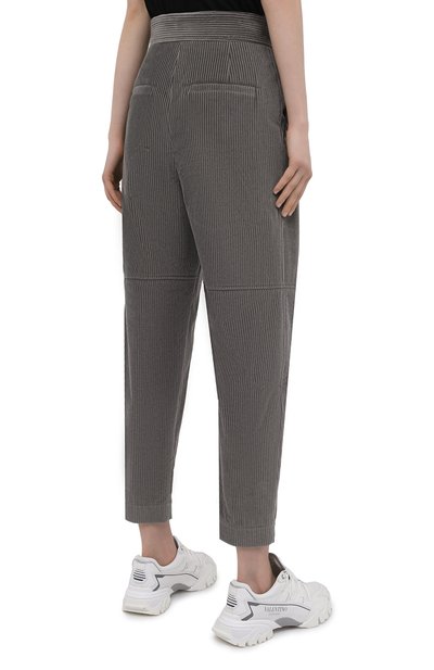 Вельветовые брюки BRUNELLO CUCINELLI серого цвета по цене 106500 руб., арт. MP180P7349, фото 4 Вельветовые брюки BRUNELLO CUCINELLI, арт. MP180P7349, фото 4