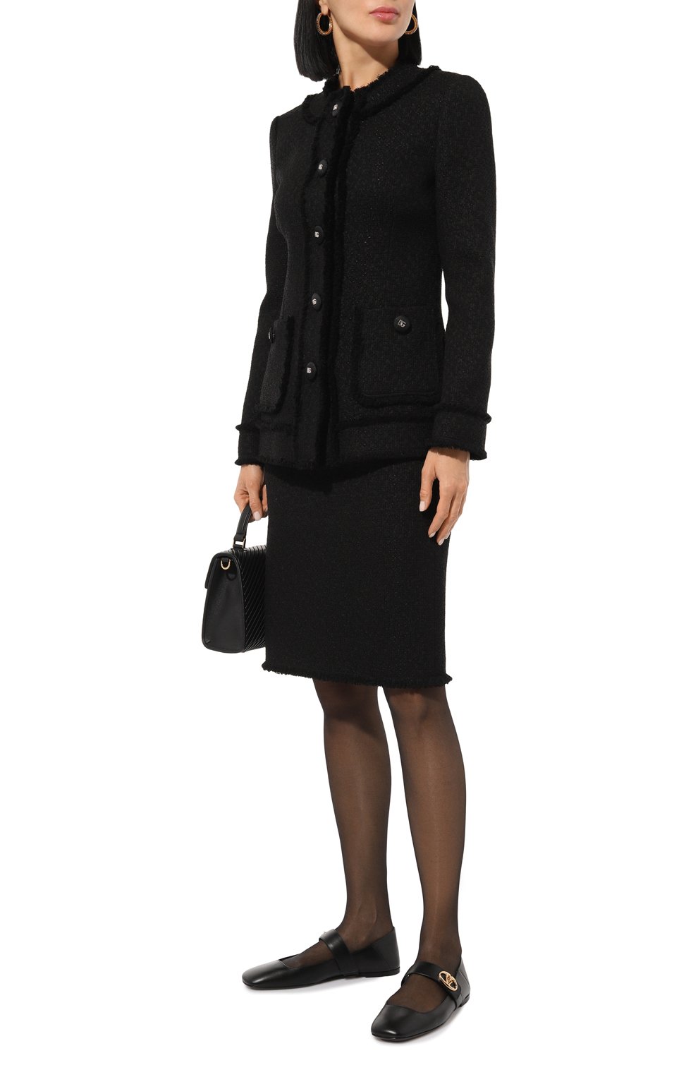 Кожаные балетки vlogo locker VALENTINO черного цвета по цене 104000 руб., арт. 5W2S0JV2/EEY, фото 2 Кожаные балетки vlogo locker VALENTINO, арт. 5W2S0JV2/EEY, фото 2