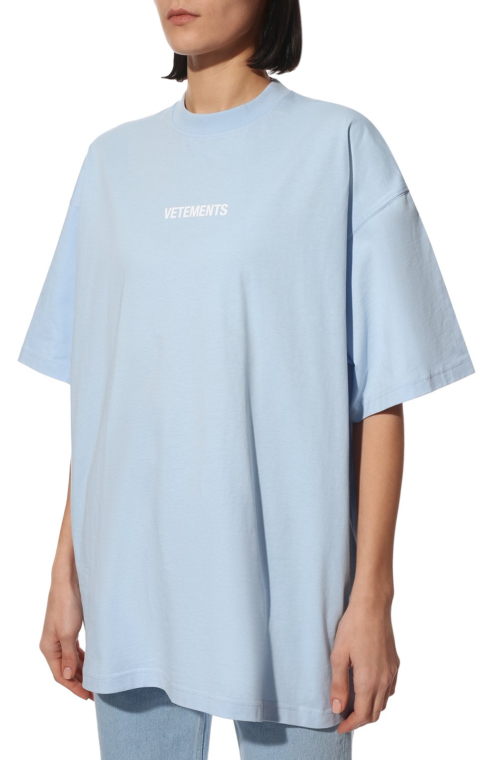 Хлопковая футболка VETEMENTS, арт. UE52TR120Z 1602/W, фото 3